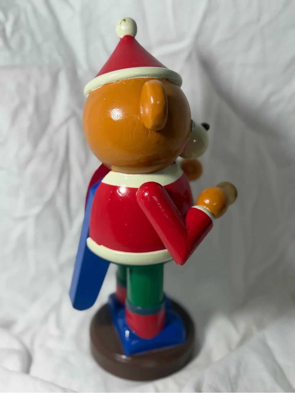 Vintage 1993 Matrix Industries Christmas Traditions Wooden Bear Nutcracker P6